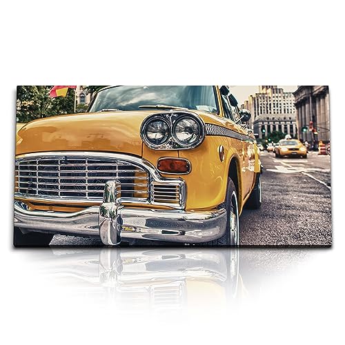 Paul Sinus Kunstdruck Bilder 120x60cm Oldimer Taxi gelbes Taxi New York altes Auto Paul Sinus Kunstdruck Bilder 120x60cm Oldimer Taxi gelbes Taxi New York altes Auto von Paul Sinus