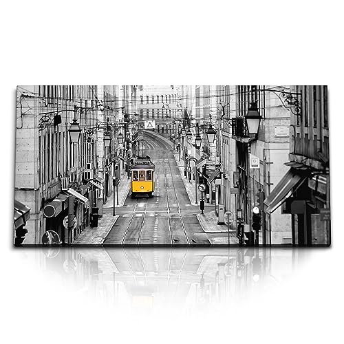 Paul Sinus Kunstdruck Bilder 120x60cm San Francisco gelbe Straßenbahn Vintage Schwarz Weiß Paul Sinus Kunstdruck Bilder 120x60cm San Francisco gelbe Straßenbahn Vintage Schwarz Weiß von Paul Sinus