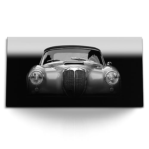 Paul Sinus Kunstdruck Bilder 120x60cm Schwarz Weiß Fotografie Oldtimer Traumauto Auto von Paul Sinus
