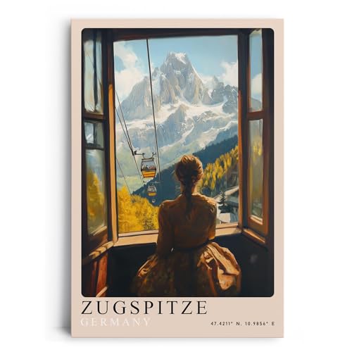 Paul Sinus Leinwandbild 40x60cm Leinwandbild Zugspitze Alpen Berglandschaft Seilbahn Panorama Fensterblick Natur Herbst Farben Lichtstimmung Aussicht Paul Sinus Leinwandbild 40x60cm Leinwandbild Zugspitze Alpen Berglandschaft Seilbahn Panorama Fensterblick Natur Herbst Farben Lichtstimmung Aussicht von Paul Sinus