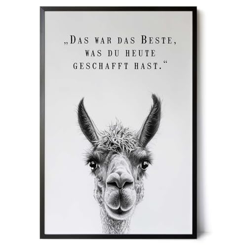 Paul Sinus Poster/Leinwandbild/Rahmenoption Lustiges Lamabild – Witzige Klo-Deko fürs Gäste-WC – Perfekt für Humorvolle Paul Sinus Poster/Leinwandbild/Rahmenoption Lustiges Lamabild – Witzige Klo-Deko fürs Gäste-WC – Perfekt für Humorvolle von Paul Sinus