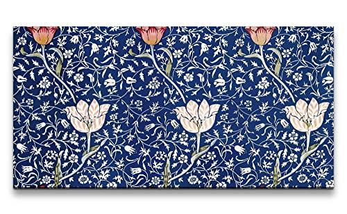 Paul Sinus Remaster 120x60cm William Morris Blau Blumen Muster Dekorativ Schön Modern von Paul Sinus