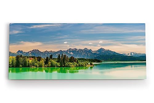 Paul Sinus Wandbild 120x50cm Forggensee Deutschland See Landschaft Berge Natur von Paul Sinus