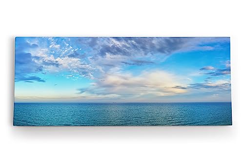 Paul Sinus Wandbild 120x50cm Horizont Meer Himmel Blau Ozean Wolken von Paul Sinus