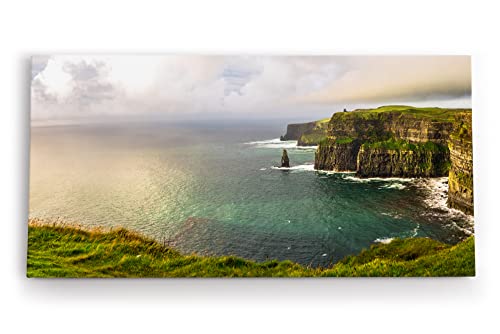 Paul Sinus Wandbild 120x60cm Cliffs of Moher Irland Kliffküste Küste Meer Natur von Paul Sinus