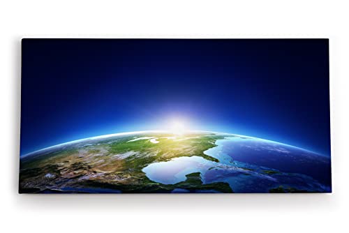 Paul Sinus Wandbild 120x60cm Erde Weltraum Sonnenaufgang Planet Satellitenaufnahme Paul Sinus Wandbild 120x60cm Erde Weltraum Sonnenaufgang Planet Satellitenaufnahme von Paul Sinus