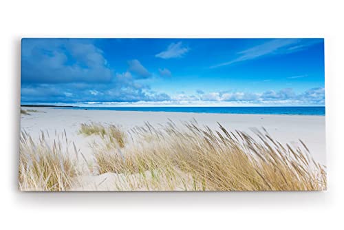 Paul Sinus Wandbild 120x60cm Ostsee Strand Sandstrand Meer blauer Himmel Sommer von Paul Sinus