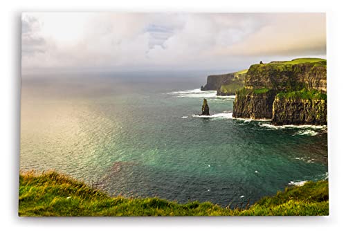 Paul Sinus Wandbild 120x80cm Cliffs of Moher Irland Kliffküste Küste Meer Natur von Paul Sinus