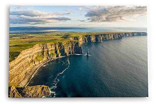 Paul Sinus Wandbild 120x80cm Cliffs of Moher Irland Kliffküste Küste Meer Natur von Paul Sinus