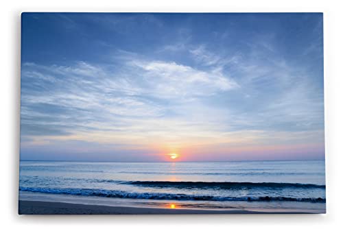 Paul Sinus Wandbild 120x80cm Meer Strand Sonnenuntergang Horizont Natur Himmel von Paul Sinus
