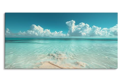 Paul Sinus Wandbild auf Leinwand in 120x60cm Strand Meer Türkis Wolken Himmel Natur Leinwand Paul Sinus Wandbild auf Leinwand in 120x60cm Strand Meer Türkis Wolken Himmel Natur Leinwand von Paul Sinus
