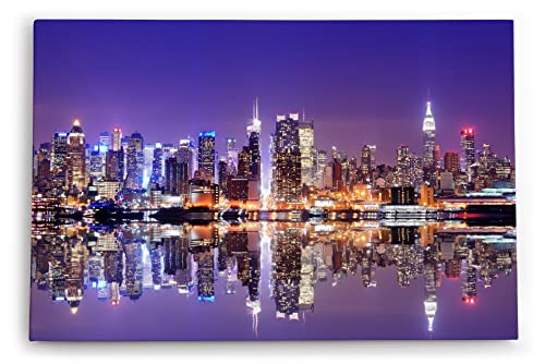 Paul Sinus Wandbilder Deko Kunstdruck 90x60cm Manhattan Skyline New York Nacht Wolkenkratzer Paul Sinus Wandbilder Deko Kunstdruck 90x60cm Manhattan Skyline New York Nacht Wolkenkratzer von Paul Sinus