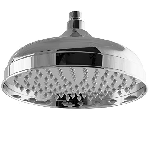 PaulGurkes Nostalgie Kopfbrause Duschkopf 25cm XXL Regenbrause Regendusche Überkopfbrause Duschteller Retro Brausekopf großer Duschkopf PaulGurkes Nostalgie Kopfbrause Duschkopf 25cm XXL Regenbrause Regendusche Überkopfbrause Duschteller Retro Brausekopf großer Duschkopf von PaulGurkes