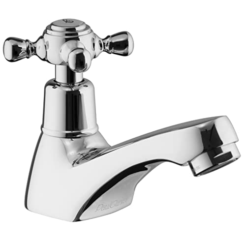 PaulGurkes Kaltwasser Standventil Armatur mit Kreuzgriff retro Nostalgie Kaltwasserhahn für einen Wasseranschluss Wasserhahn Landhausstil Antik Kran klein Einhandmischer Vintage Waschbeckenarmatur von PaulGurkes