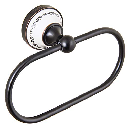 PaulGurkes schwarzer Nostalgie Retro Handtuchring Handtuchhalterung mit Bordüre schwarz Bad Accessoires Landhausstil Badaccessoires Set schwarzer Handtuchhalter Wandmontage Vintage Antik Rankenmuster PaulGurkes schwarzer Nostalgie Retro Handtuchring Handtuchhalterung mit Bordüre schwarz Bad Accessoires Landhausstil Badaccessoires Set schwarzer Handtuchhalter Wandmontage Vintage Antik Rankenmuster von PaulGurkes