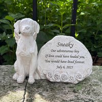 Personalized Angel Wing Dog Garden Memorial Stone Loss Of Loved One Gift Rescue Doggy,, Headstone Tombstone For Outdoor Personalized Angel Wing Dog Garden Memorial Stone Loss Of Loved One Gift Rescue Doggy,, Headstone Tombstone For Outdoor von PaulTarkMods