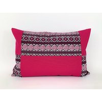 Kissenbezug Pink Ethnomuster Magenta 40x40cm, 40x60cm Kissenhülle Dekokissen Kissenbezug Pink Ethnomuster Magenta 40x40cm, 40x60cm Kissenhülle Dekokissen von PaulaRosaHandmade