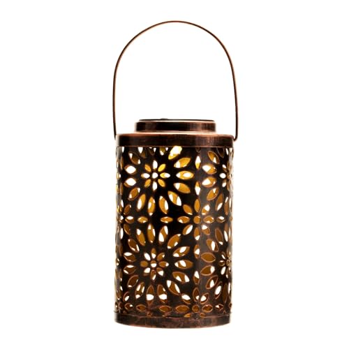 Pauleen 48072 Sunshine Grace Solar-Laterne Kupfer für außen - Balkon oder Garten von Pauleen