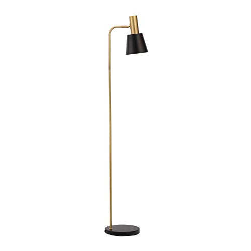 Pauleen 48144 Grand Elegance Stehleuchte mit Gold Stehlampe in Schwarz max25W E27 Schwarz/Gold 230V Metall von Pauleen