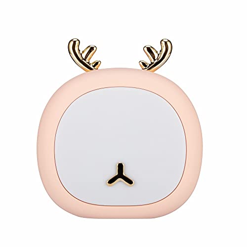 Pauleen 48237 Night Deer Nachtlicht für Kinder mit Akku LED Kinderzimmerlampe mit Farbwechsel aus BPA-freiem Silikon von Pauleen