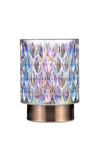 Pauleen 48241 Clear Glamour mobile Tischleuchte Glas Tischlampe Timerfunktion 6H Batterie Glaslampe ohne Kabel Dichroitisch/Messing Pauleen 48241 Clear Glamour mobile Tischleuchte Glas Tischlampe Timerfunktion 6H Batterie Glaslampe ohne Kabel Dichroitisch/Messing von Pauleen