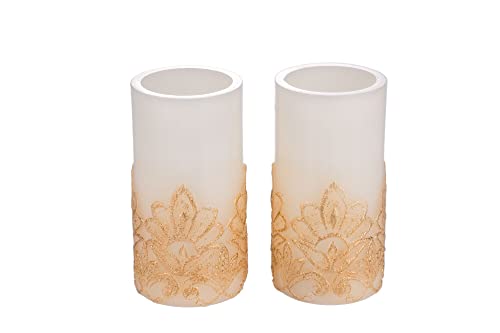 Pauleen 48249 Cosy Charm Candle Wachskerze mit Batterie und Timerfunktion 6H Timer Weiß/Gold Pauleen 48249 Cosy Charm Candle Wachskerze mit Batterie und Timerfunktion 6H Timer Weiß/Gold von Pauleen