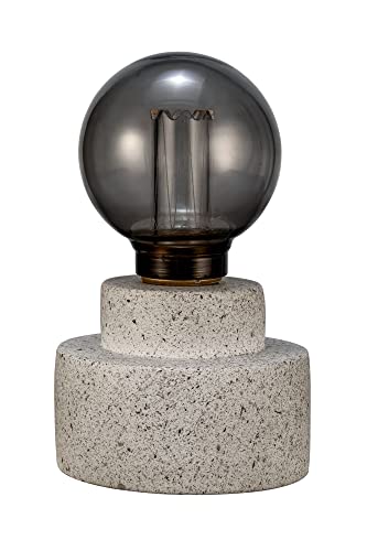 Pauleen 48282 LED Tischleuchte Noble Flare mobile Tischleuchte Timer Batterie incl. 1x0,2 Watt Wohnzimmerlampe Grau Beton, Glas 2500 K E27 Pauleen 48282 LED Tischleuchte Noble Flare mobile Tischleuchte Timer Batterie incl. 1x0,2 Watt Wohnzimmerlampe Grau Beton, Glas 2500 K E27 von Pauleen