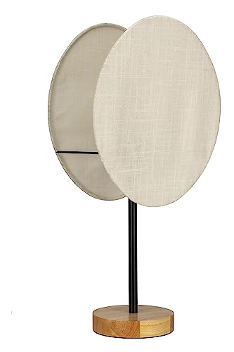 Pauleen 48297 Tischleuchte Boho Darling E27 max. 20W Beige Metall, Stoff, Holz Nachttischleuchte von Pauleen