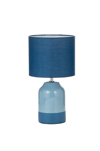 Pauleen 48324 Tischleuchte Sandy Glow E14 max. 20W Creme, Blau Stoff, Keramik Pauleen 48324 Tischleuchte Sandy Glow E14 max. 20W Creme, Blau Stoff, Keramik von Pauleen