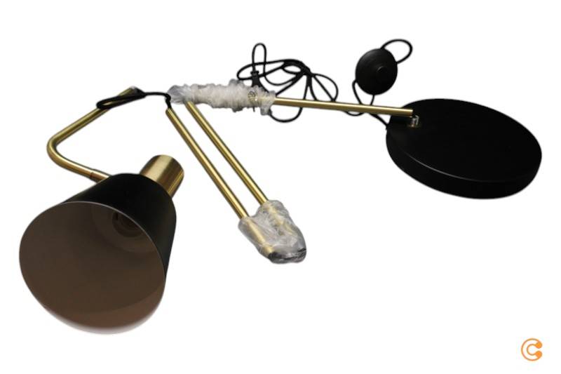 B-Ware Pauleen Grand Elegance Stehleuchte Standleuchte Stehlampe Leselampe E27 Schwarz von Pauleen