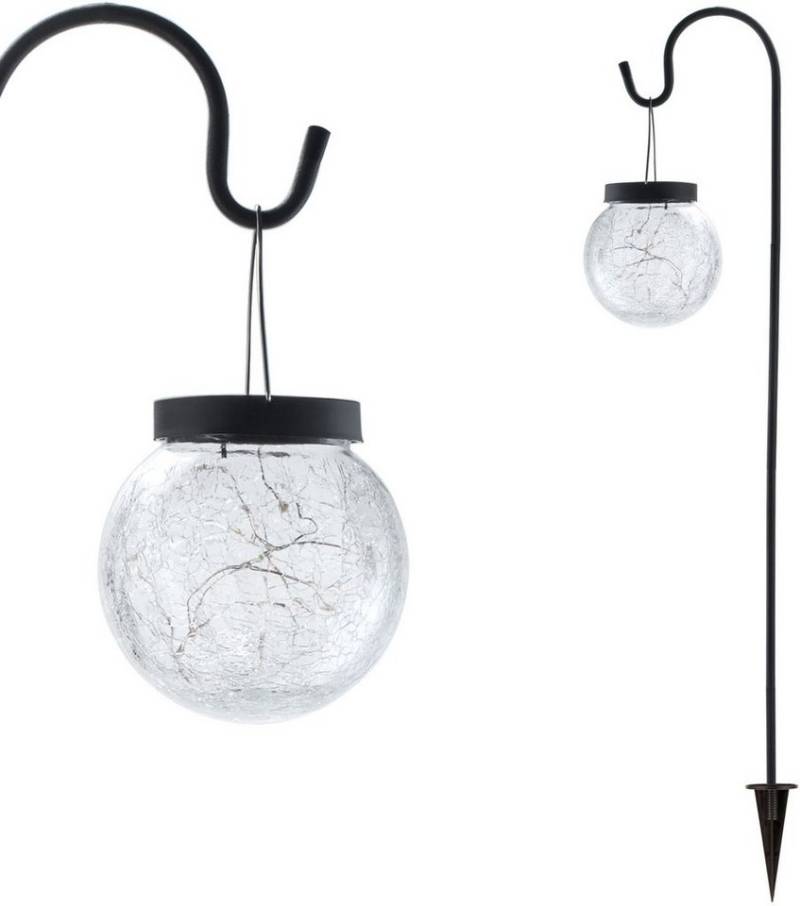 Pauleen LED Gartenleuchte Sunshine Pearl, LED fest integriert, LED-Modul, Solarbetrieben, Erdspieß von Pauleen
