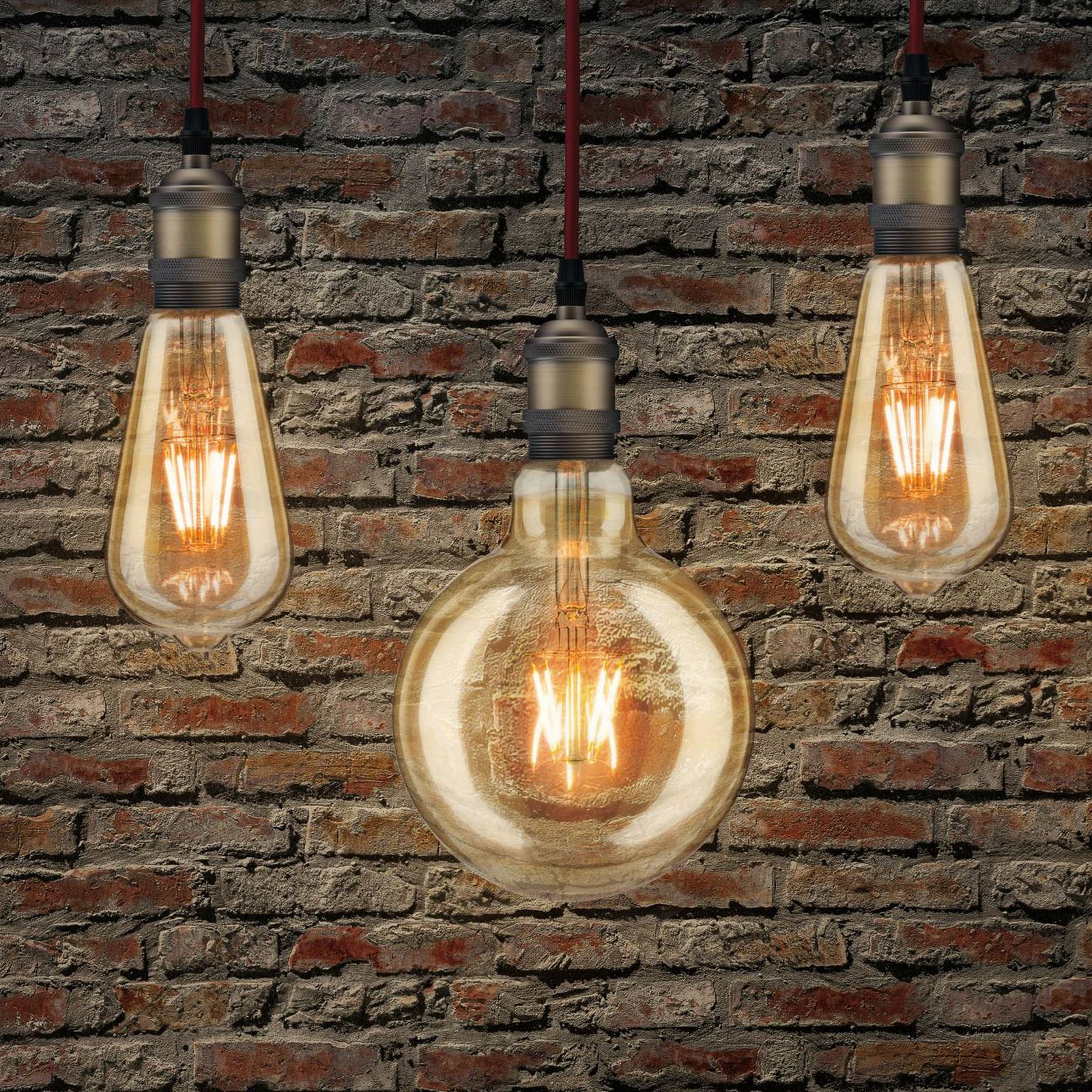 Pauleen LED-Leuchtmittel Filament G125 E27 2,7 W gold 1.700K von Pauleen