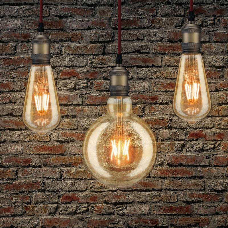 Pauleen LED-Leuchtmittel Filament G125 E27 2,7 W gold 1.700K von Pauleen