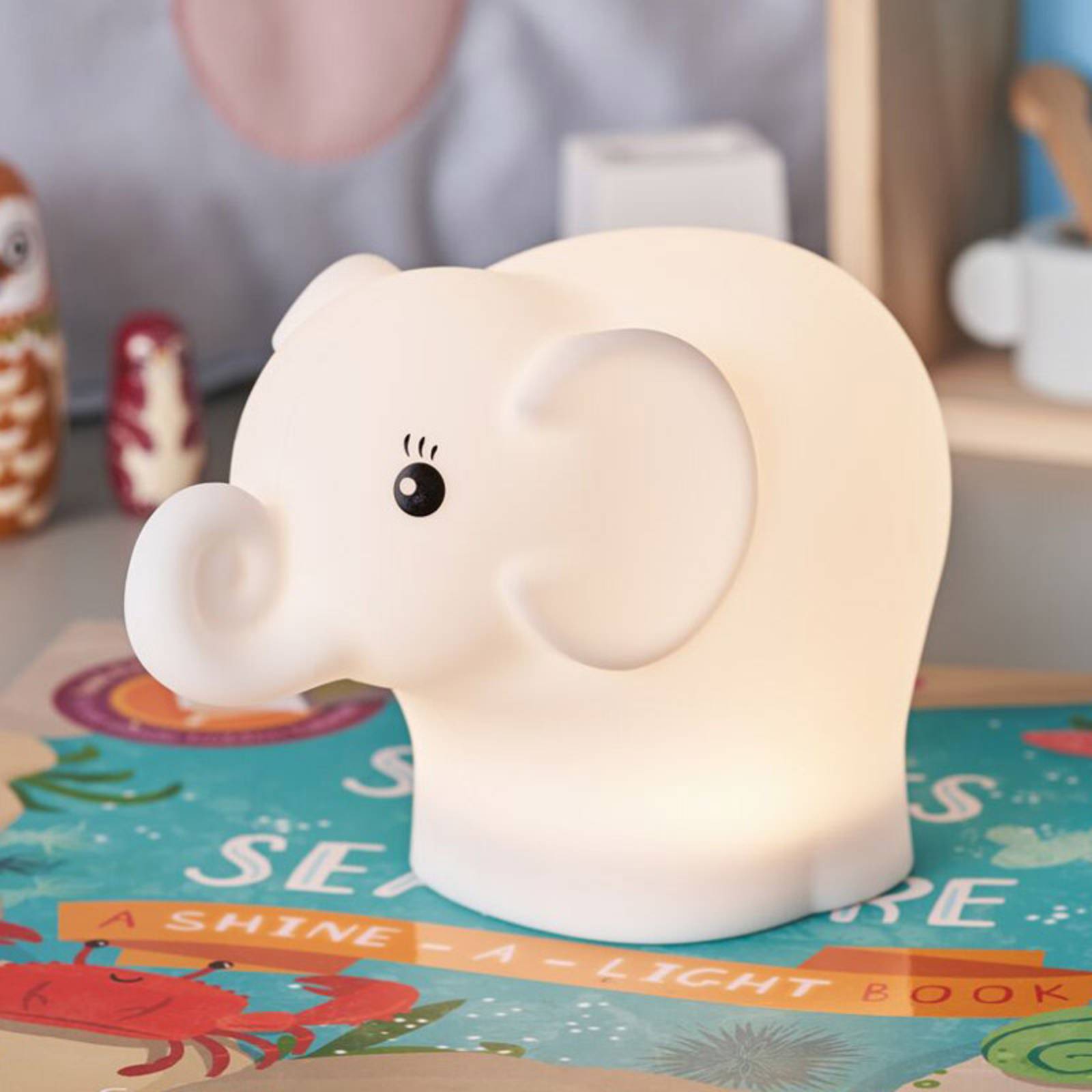 Pauleen Night Elephant LED-Nachtlicht, USB, RGBW von Pauleen