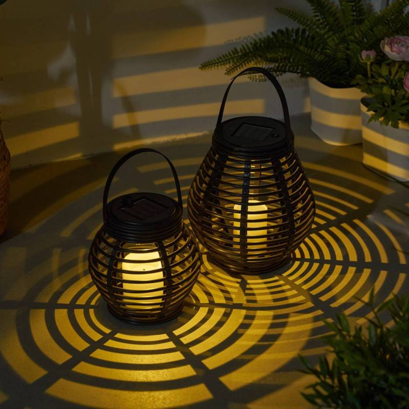 Pauleen Sunshine Glow LED-Solarlaterne, 2 Stück von Pauleen