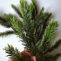 Künstliche Picea Stiele 7 Stück, Straußfüller, Künstliche Blumen, Weihnachtskranz, Wohnkultur, Laub, Grüntöne, Kiefer von PaulettaCrafts