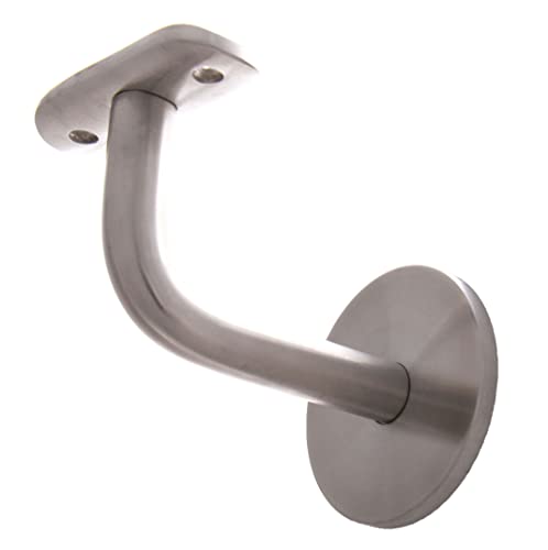 Edelstahl Handlaufhalter Handlaufträger mit Anschraubplatte 42,4 mm von Pauli Edelstahldesign