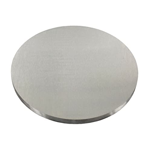 Edelstahl Ronde V2A 30-150mm Ankerplatte Deckel Flansch Bodenplatte Platte VA (A2 - AISI304, 100x10mm²) von Pauli Edelstahldesign