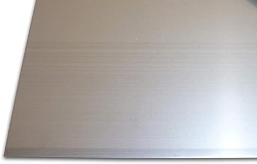 Edelstahlblechzuschnitt - Scherenschnitt - A2 - AISI304 oder A4 - AISI316 - in verschiedenen Grössen (2,5 mm roh A2 - AISI304, 50x50 mm²) von Pauli Edelstahldesign