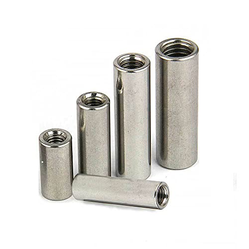 Gewindemuffen M6 - M20 Rundmuttern VA Edelstahl Langmuttern Verlängerungsmuttern (M10 x 40, 20) von Pauli Edelstahldesign
