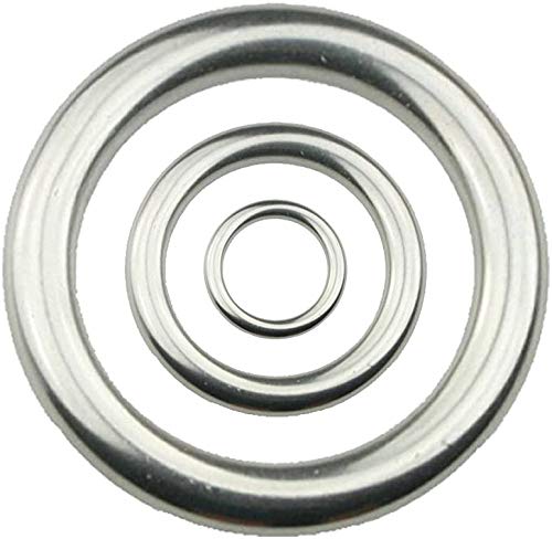 Ring Edelstahl V4A Rostfrei VA A4 - AISI316 Edelstahlring Gardinenring (6x40mm²) von Pauli Edelstahldesign