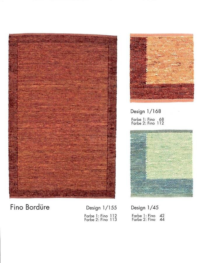 Paulig Fino Bordüre Design 1 Handwebteppich von Paulig