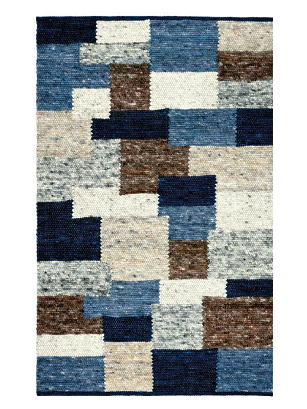 Paulig Salsa Base Patchwork Handwebteppich von Paulig