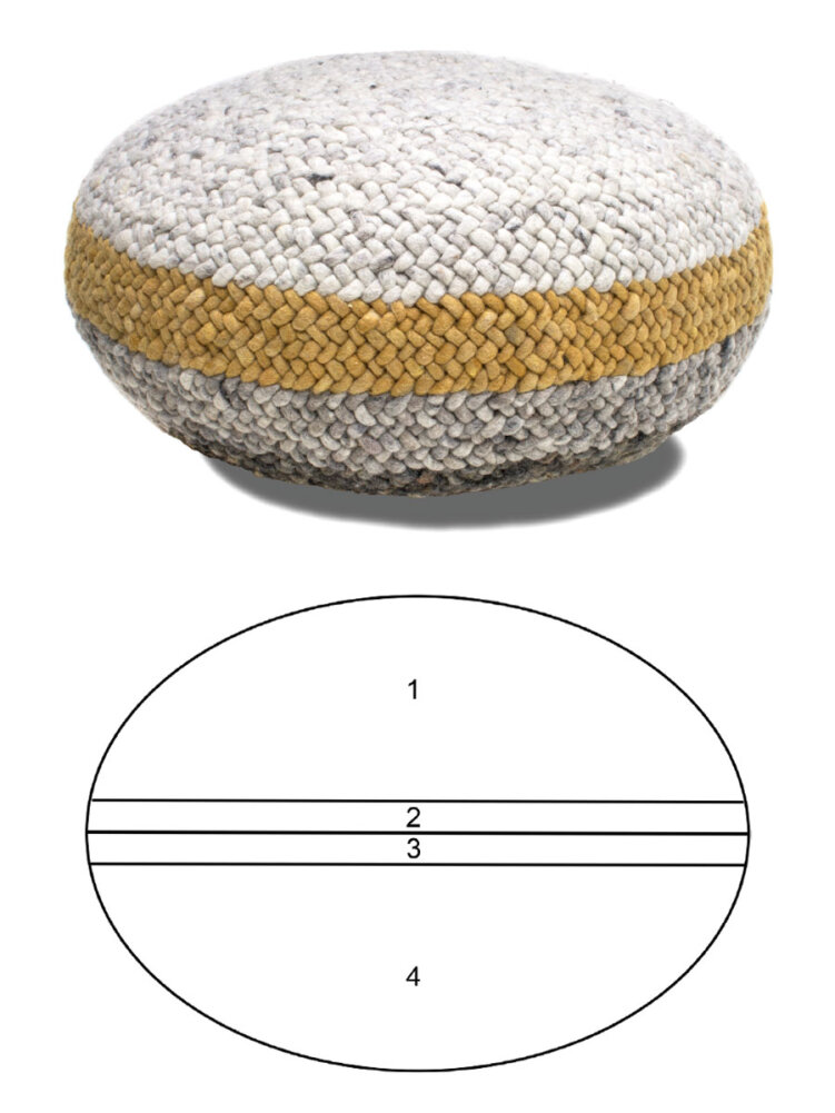 Paulig Salsa Multi Lounge 2 Teppichsitzkissen von Paulig