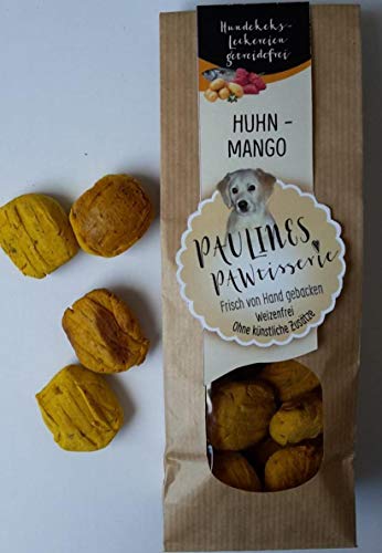 Paulines Pawtisserie Huhn mit Mango, 200 g von Paulines Pawtisserie