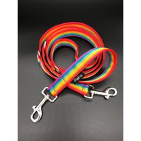 Regenbogenleine | Hundeleine Regenbogenfarben Lgbtq Regenbogen Bunte Leine Edelstahl Karabiner Waschbar Regenbogenleine | Hundeleine Regenbogenfarben Lgbtq Regenbogen Bunte Leine Edelstahl Karabiner Waschbar von PaulisaManufaktur