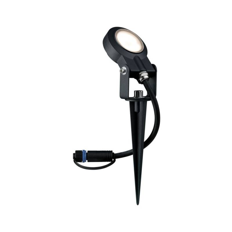 Paulmann Plug & Shine Erdspieß Sting Outdoor anthrazit 29 cm warmweiß von Paulmann