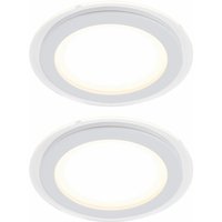 2er Set Design led Einbau Strahler 7,5 w Spot Wand Decken Leuchte weiß Paulmann 927.05 von Paulmann