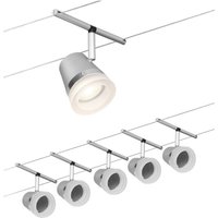 Seilsystem Basisset Cone in Chrom-matt und Chrom GU5,3 - grey - Paulmann von Paulmann