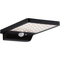 Paulmann - Outdoor Solar Wandleuchte Solveig schwarz warmweiß Bewegungsmelder Wandleuchte von Paulmann